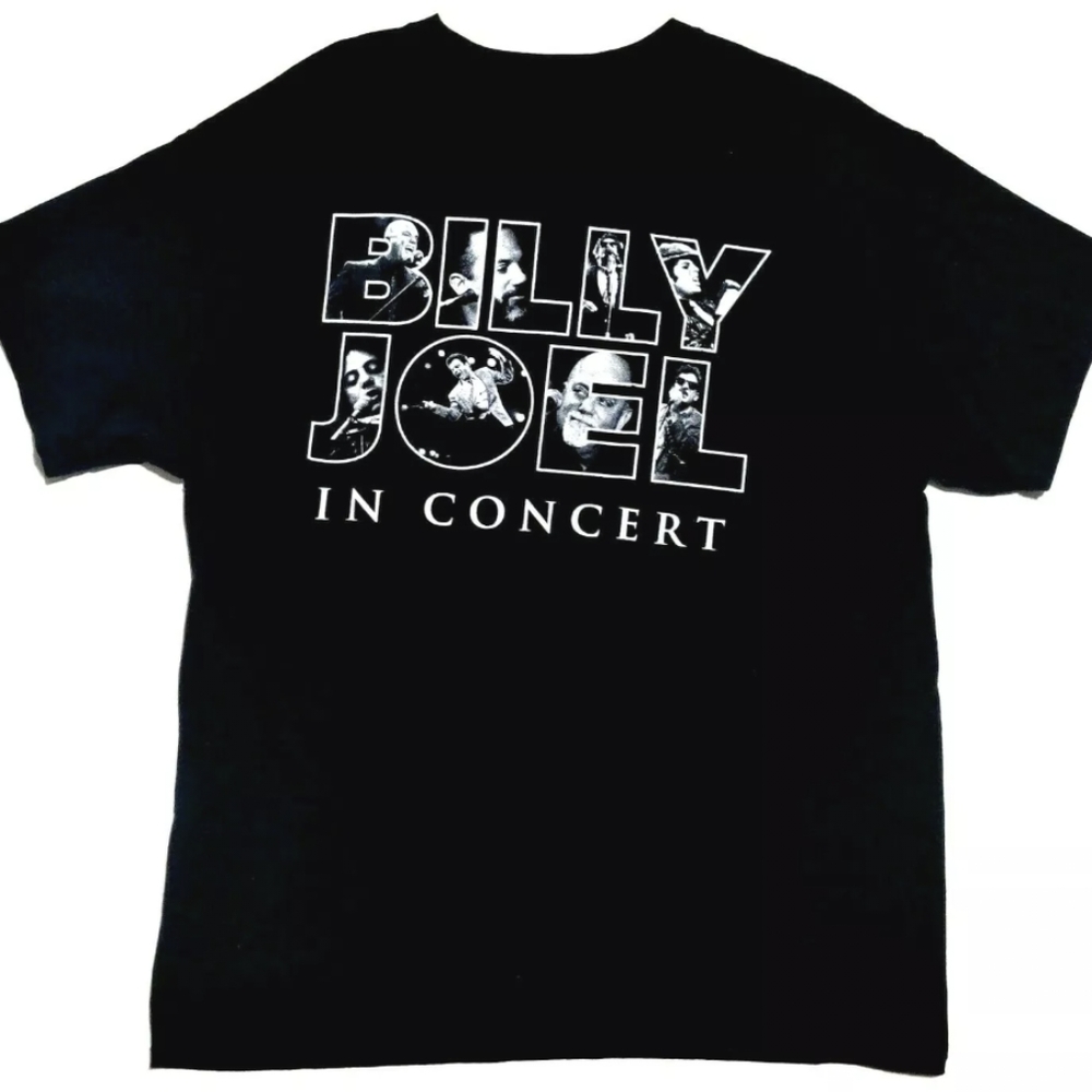 Billy Joel Mens L Short Sleeve Live At Coors Field 2019 T-shirt EUC